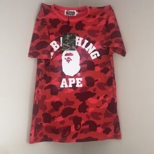 A BATHING APE Tee.